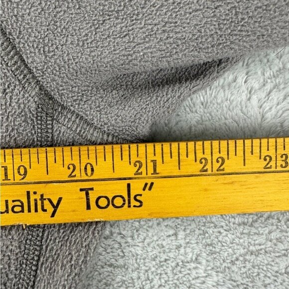 Patagonia Men's Micro D Fleece Pullover Grey Half Zip Sweater Size Medium - Picture 6 of 16